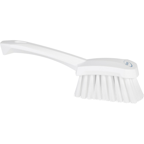 Brosse &agrave; r&eacute;curer avec manche court, Soies Doux, Longueur de 10-1/2", Blanc The Estey Group