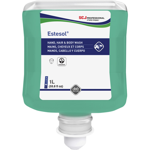 Nettoyant pour les mains, les cheveux et le corps Estesol, 1 L, For&ecirc;t tropicale, Cartouche en plastique The Estey Group