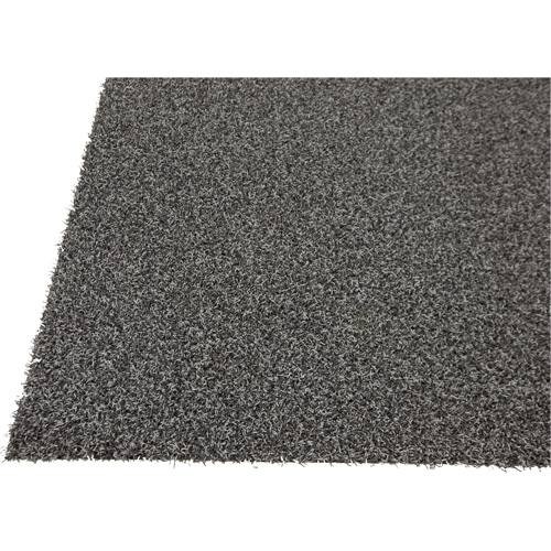 Tundra Indoor/Outdoor Matting, Latex/Polypropylene, Scraper Type, Tufted Cut Pile Pattern, 6-5/6' x 10', Charcoal The Estey Group