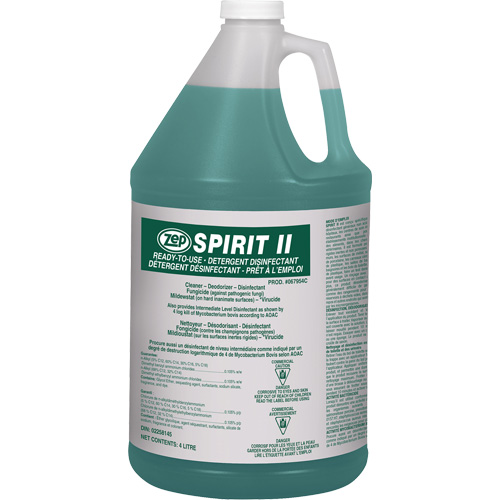 D&eacute;tergent d&eacute;sinfectant Spirit II, 4 L, Cruche The Estey Group