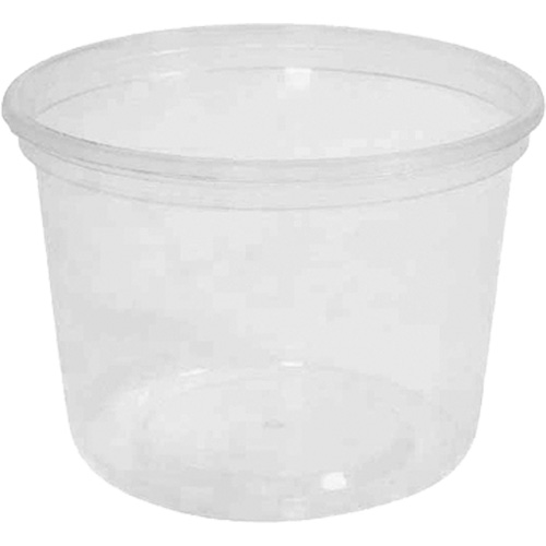 Contenant &agrave; charcuterie transparent sans couvercle MicroGourmet 16 oz, Plastique, Ronde The Estey Group