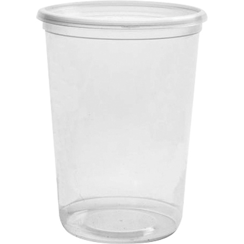 Contenant &agrave; charcuterie transparent sans couvercle Magik 32 oz, Plastique, Ronde The Estey Group