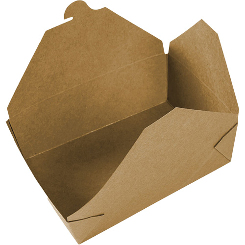 Contenants pour aliments &agrave; emporter Kraft, Ondul&eacute;, Rectangulaire The Estey Group