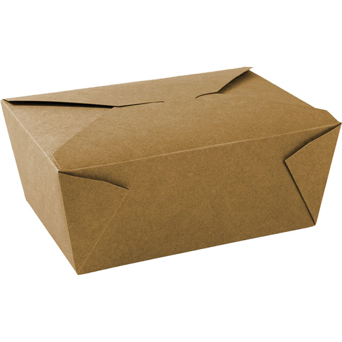 Contenants pour aliments &agrave; emporter Kraft, Ondul&eacute;, Rectangulaire The Estey Group