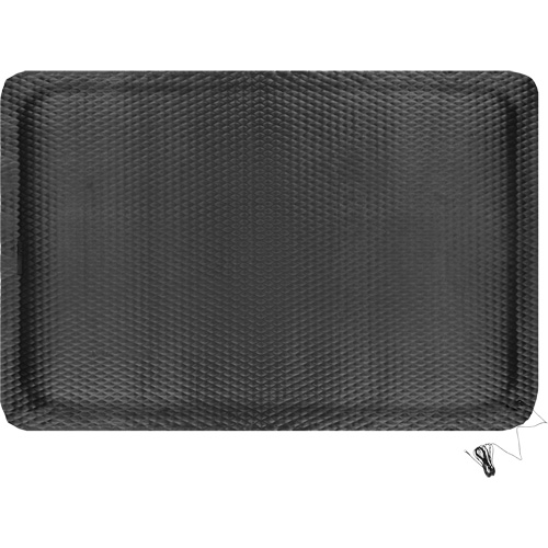 Hog Heaven Electrically Conductive Mat, 4' W x 6' L, 5/8" Thickness, Black, Nitrile The Estey Group