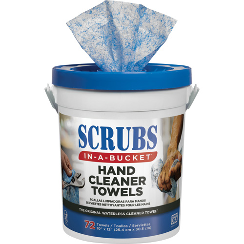 Hand Cleaner Towels, 72 Wipes, 12" x 10" The Estey Group