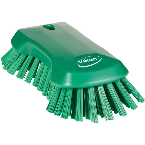 Brosse &agrave; main, Soies Tr&egrave;s ferme, Longueur de 9-1/10", Vert The Estey Group