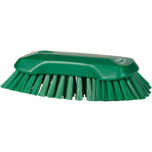 Brosse &agrave; main, Soies Tr&egrave;s ferme, Longueur de 9-1/10", Vert The Estey Group