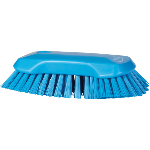 Hand Brush, Extra Stiff Bristles, 9-1/10" Long, Blue The Estey Group