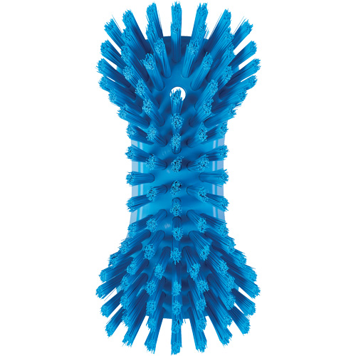 Hand Brush, Extra Stiff Bristles, 9-1/10" Long, Blue The Estey Group