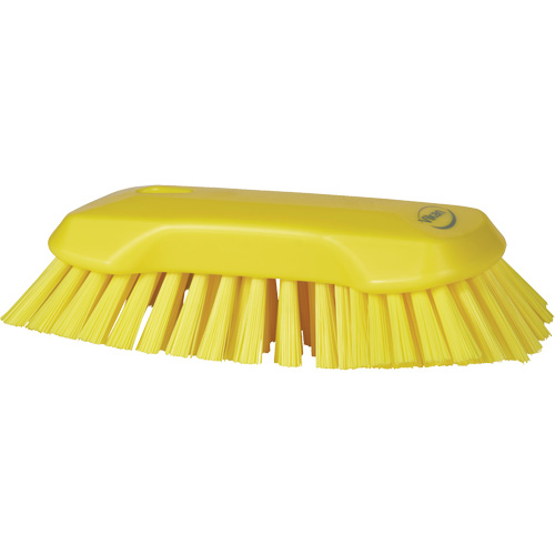 Brosse &agrave; main, Soies Tr&egrave;s ferme, Longueur de 9-1/10", Jaune The Estey Group