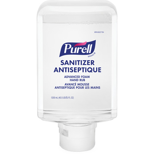 Mousse d&eacute;sinfectante avanc&eacute;e pour les mains ES10, 1200 ml, Cartouche de recharge, 70 % alcool The Estey Group