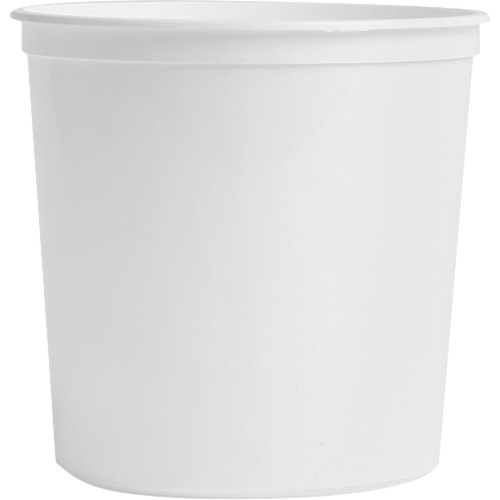 Food Storage Container, Plastic, 2 L Capacity, White The Estey Group