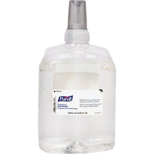 Recharge de savon &agrave; main REDIFOAM professionnel, Mousse, 2000 ml, Sans parfum The Estey Group