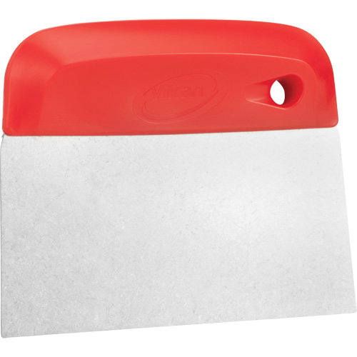 Coupe-p&acirc;te flexible en acier inoxydable, Rouge, 4-1/2" la x 5-3/4" lo The Estey Group
