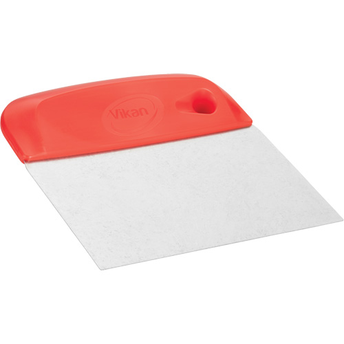 Coupe-p&acirc;te flexible en acier inoxydable, Rouge, 4-1/2" la x 5-3/4" lo The Estey Group