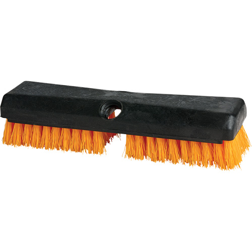 Brosse de nettoyage, 10" l, Soies Polypropyl&egrave;ne, Noir/Rouge The Estey Group