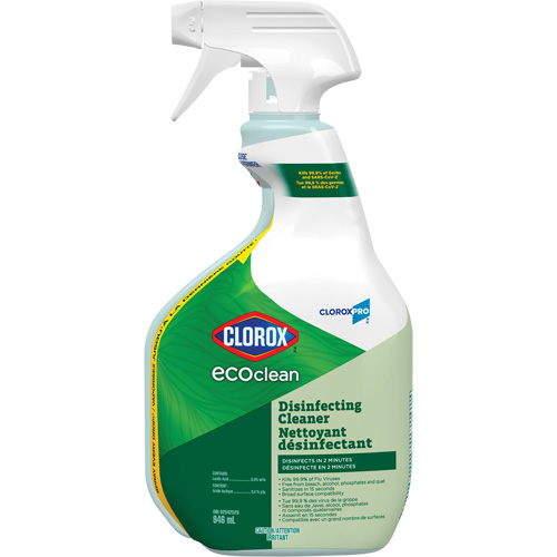 Nettoyant d&eacute;sinfectant CloroxPro Clorox EcoClean, 946 ml, Bouteille &agrave; g&acirc;chette The Estey Group
