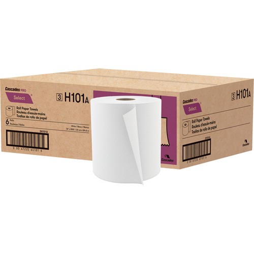 PRO Select Roll Paper Towel, 1 Ply, Standard, 1000' L The Estey Group