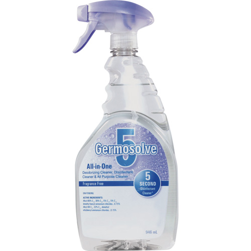 D&eacute;sinfectant et d&eacute;sodorisant Germosolve 5, 946 ml, Bouteille &agrave; g&acirc;chette The Estey Group