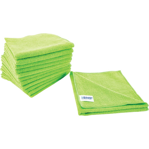 Chiffon de d&eacute;poussi&eacute;rage et nettoyage, Microfibre, Vert The Estey Group