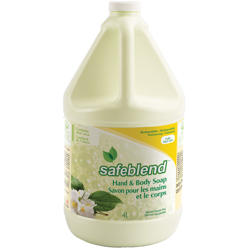 Savon pour les mains et le corps au th&eacute; vert et jasmin, Liquide, 4 L, Parfum&eacute; The Estey Group