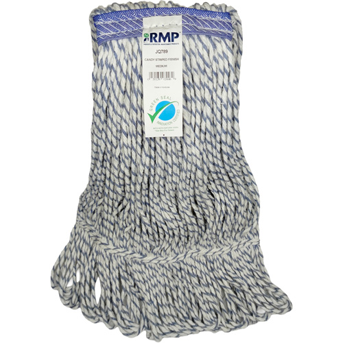Candy-Striped Mop Head, Floor Finishing, Synthetic, Loop Style The Estey Group