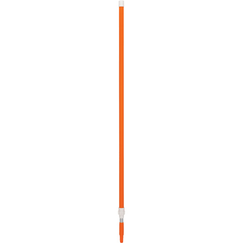 Manche, Balai/Brosse/Vadrouille &agrave; &eacute;pousseter/Support &agrave; tampon/Grattoir/Raclette/Vadrouille humide, Orange, T&eacute;lescopique, 62" - 109-2/5" lo The Estey Group