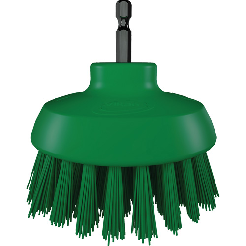 HyDrive Round Drill Brush, Extra Stiff Bristles, 3-1/10" Long, Green The Estey Group