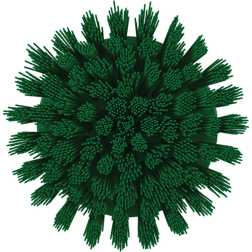 HyDrive Round Drill Brush, Extra Stiff Bristles, 3-1/10" Long, Green The Estey Group