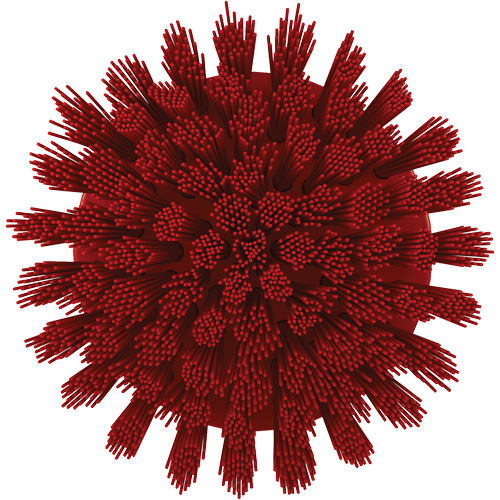 HyDrive Round Drill Brush, Extra Stiff Bristles, 3-1/10" Long, Red The Estey Group