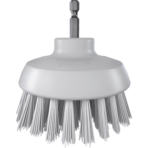 HyDrive Round Drill Brush, Extra Stiff Bristles, 3-1/10" Long, White The Estey Group