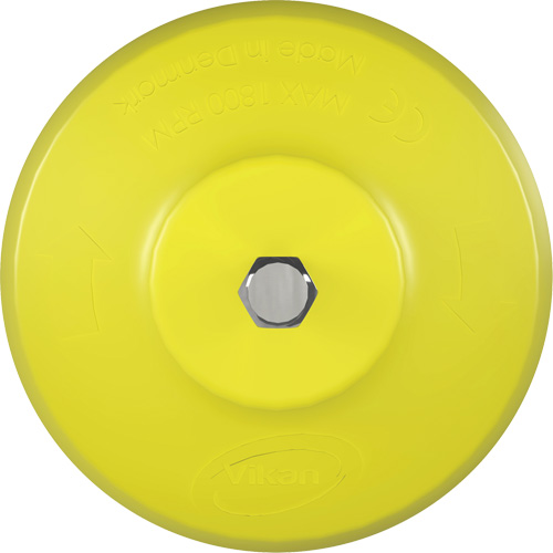 Brosse ronde HyDrive pour perceuse, Soies Tr&egrave;s ferme, Longueur de 3-1/10", Jaune The Estey Group