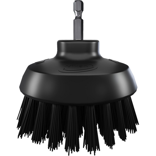 HyDrive Round Drill Brush, Extra Stiff Bristles, 3-1/10" Long, Black The Estey Group