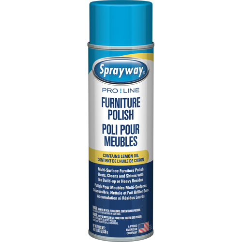 Pro Line Furniture Polish with Lemon Oil, 19 oz., Aerosol Can The Estey Group