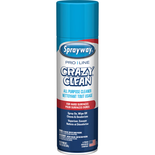 Pro Line Crazy Clean&reg; All Purpose Crazy Cleaner, 19 oz., Aerosol Can The Estey Group