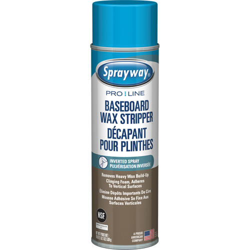 Baseboard Wax Stripper with Clinging Foam, 19 oz., Aerosol Can The Estey Group