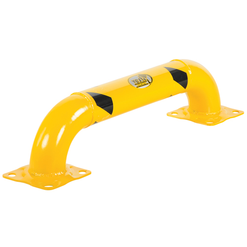 Low Profile Rack Guards, 3' W x 0.75' H, Yellow The Estey Group