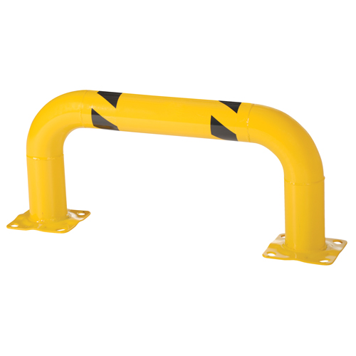 Low Profile Rack Guards, 3' W x 1.4' H, Yellow The Estey Group