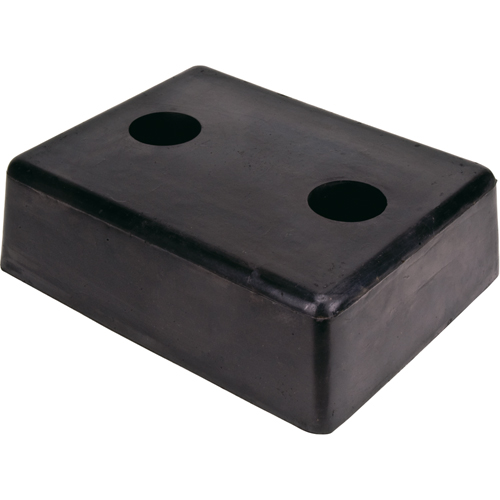 Molded Dock Bumpers, Rubber, 13" W x 4" D x 10" H The Estey Group