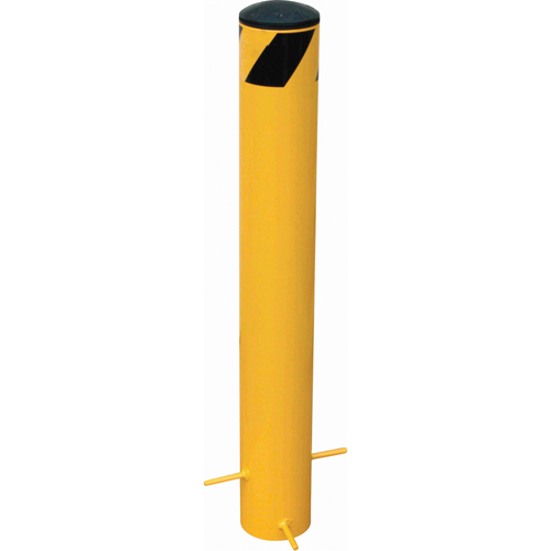 Bornes &agrave; couler, Acier, 42-1/2" h x 5-9/16" la, Jaune The Estey Group