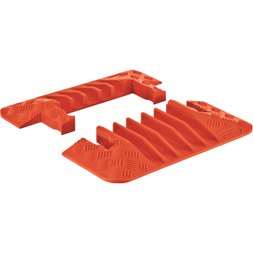 Guard Dog&reg; 5-Channel Heavy Duty Cable Protector - End Caps The Estey Group