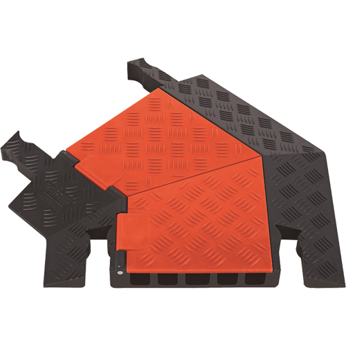 Protecteur de c&acirc;ble pour usage g&eacute;n&eacute;ral &agrave; 5 canaux Guard Dog, virage &agrave; gauche The Estey Group
