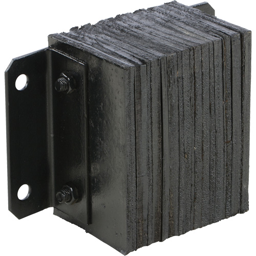 Butoir de quai lamell&eacute;, Horizontal, Caoutchouc, 12" la x 6" p x 10" h The Estey Group