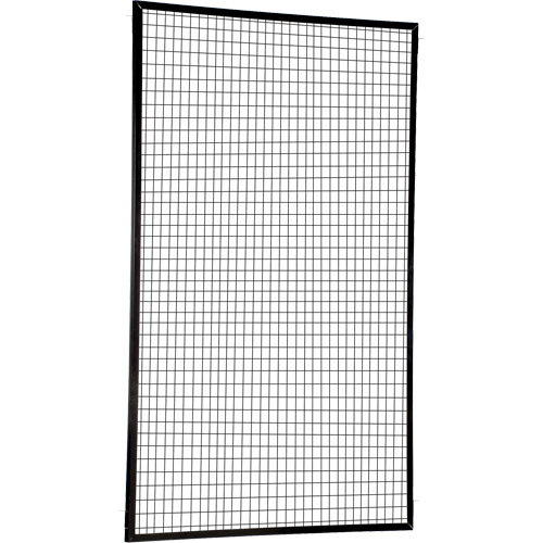 Panneau de protection p&eacute;rim&eacute;trique ajustable, 8' h x 5' la, Noir The Estey Group