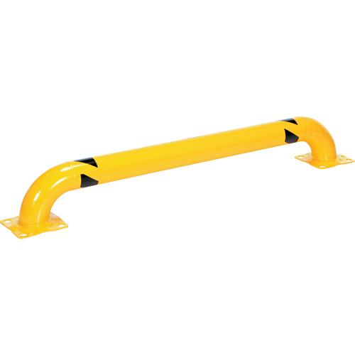 Low Profile Rack Guard, 5.3' W x 0.74' H, Yellow The Estey Group
