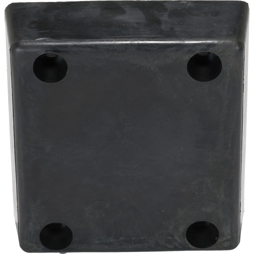 Molded Dock Bumper, Reinforced Rubber, 12" W x 4" D x 13" H The Estey Group