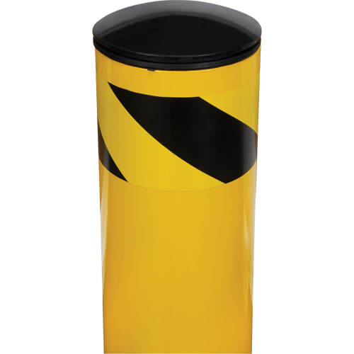 Butoir de s&eacute;curit&eacute;, Acier, 42" h x 5-1/2" la, Jaune The Estey Group