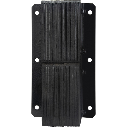 Laminated Dock Bumpers, Vertical, Rubber, 11" W x 4" D x 24" H The Estey Group