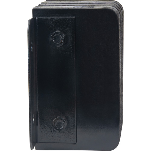 Laminated Dock Bumpers, Horizontal, Rubber, 12" W x 6" D x 10" H The Estey Group